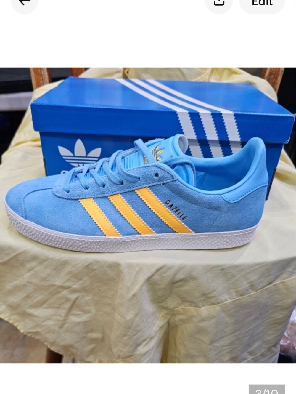 adidas Originals Gazelle Sneakers Semi Blue Burst/Spark/White